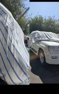 چادر ماشین برزنتی نخ پنبه