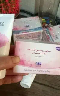 صابون لایه بردار و روشن کننده