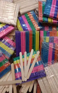چوب بستنی  چوبی  ساده  رنگی  با کیفیت