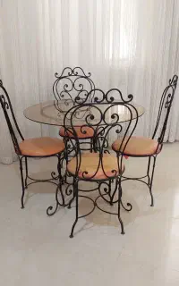 میز و صندلی ناهار خوری فرفورژه