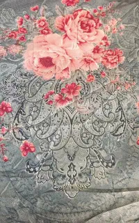 پارچه ساتن نخ ترک(روتختی بسیار زیبا)