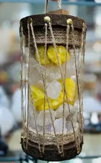 آباژور سنگ نمک فانوس شب خواب سنگ نمک  چراغ خواب