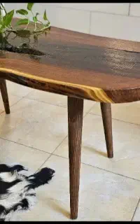 میز وسط جلو مبلی روستیک