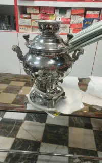 سماور گازی برنج  جنس خوب سنگین