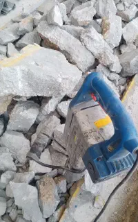 کار با پیکور بزرگ وکوچک. تخریب بتن