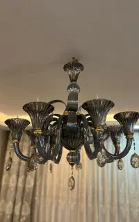 اینه دکوراتیو ۲تافرشته و۲ عدد لوستر