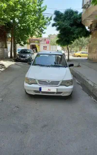 پراید۱۳۲سفید مدل اخر۸۹