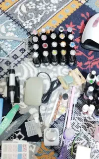 وسایل  کامل کاشت ناخون