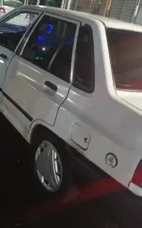 پراید ۸۸ سفید شاسی پلمپ تمام رنگ بسیار تمیر مرتب