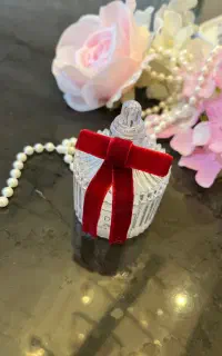 گیفت ست بله برون گل ارایی دیزاین اکسسوری عروس