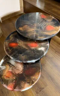 میز عسلی سه تایی