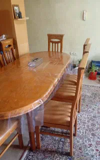 میز ناهار خوری ۸ نفره کاملا چوب
