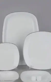 ۱۲ نفره چینی زرین سفید