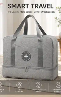 ساک مسافرتی لباس و کفش برزنتیTRAVEL BAG