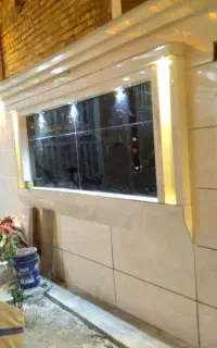 نمای سنگ و سرامیک کاشی کاری