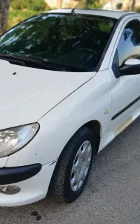 پژوه ۲۰۶ تیپ۳ سفید  مدل ۸۴ فرانسه.سقف سانروف