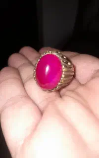انگشتر یاقوت یخی
