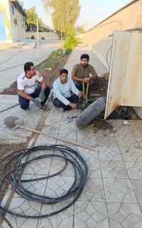 کولر اسپلیت نصب سرویس برق ساختمان لاین نوری و...