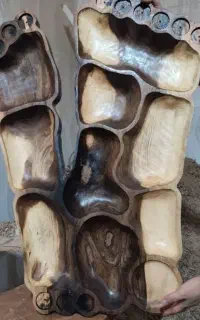 ظروف چوبی روستیک و خراطی