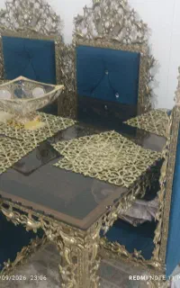 میز و صندلی برنز ۶نفره
