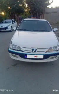 پژو پارس مدل ۸۵ سفید