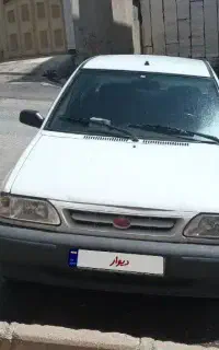 پراید سفید مدل۹۵ دوگانه شرکت