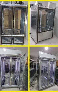 یخچال ایستاده قصابی۱۲۰سانتی موتور دانفوس درحد