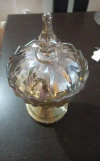 شکلات خوری بلور پایه دار