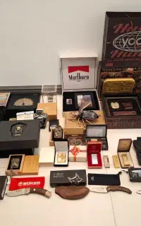 فروش کل کلکسیون فندک و چاقو یکجا