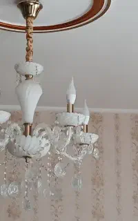 لوستر ۵ شاخه کریستال