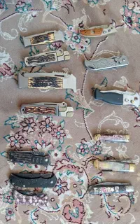 چاقو ضامندار و تاشو و زنجان