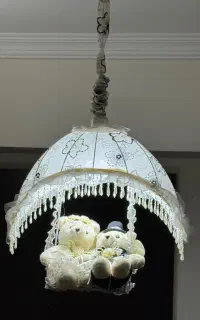لوستر عروسک عروس و داماد