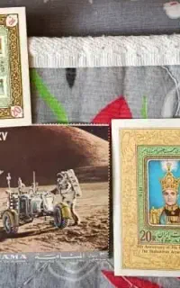 «مجموعه اسکناس و تمبر قدیمی کلکسیونی»