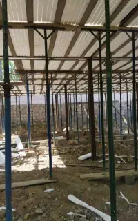 آرماتور بندی تیرچه بتن اسکلت فلزی اسختری آلماتور