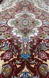 فرش جفت ۶ متری خطیبی                 غرق در ابریشم