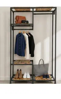 رخت آویز دو طبقه