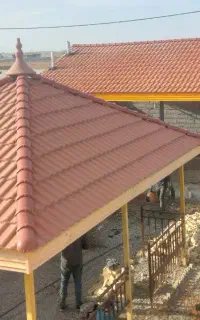 اجرای سقف های شیبدار جمشیدی