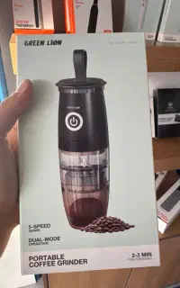 آسیاب قهوه مسافرتی شارژی و دستی گرین لاین