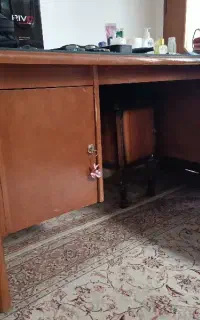میز اداری و کامپیوتر