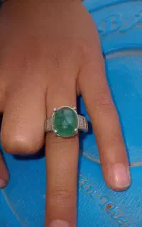 انگشتر زمرد پنج شیر