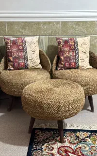 پاف حصیری  صندلی