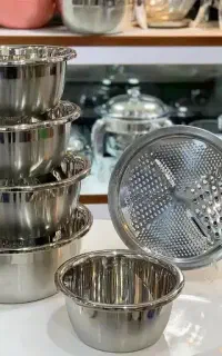 لگن استیل رنده دار اصل اصل