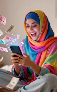تجارت آنلاین با موبایل در خانه