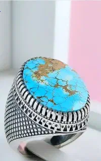 یک عدد انگشتر فیروزه گم شده