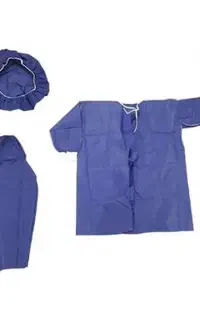 تولید لباس یکبار مصرف بیمارستانی( گان کلاه شلوار)