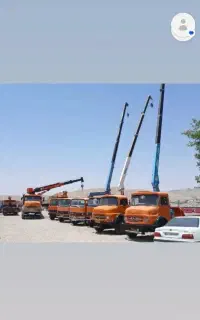 خدمات جرثقیل از۳تن تا۲۵ تن.قیمتی استثنایی حرفه ای