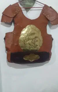 یک عدد زره شبیه خوانی با تزئین نقره
