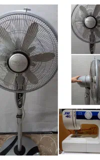 چرخ خیاطی و پنکه شروین سالم و نو
