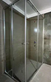 کابین دوش فریمدار،جان پناه،نرده شیشه ای،انواع آینه