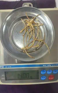 27 گرم طلای شکسته ب نرخ خام طلای رحمتی